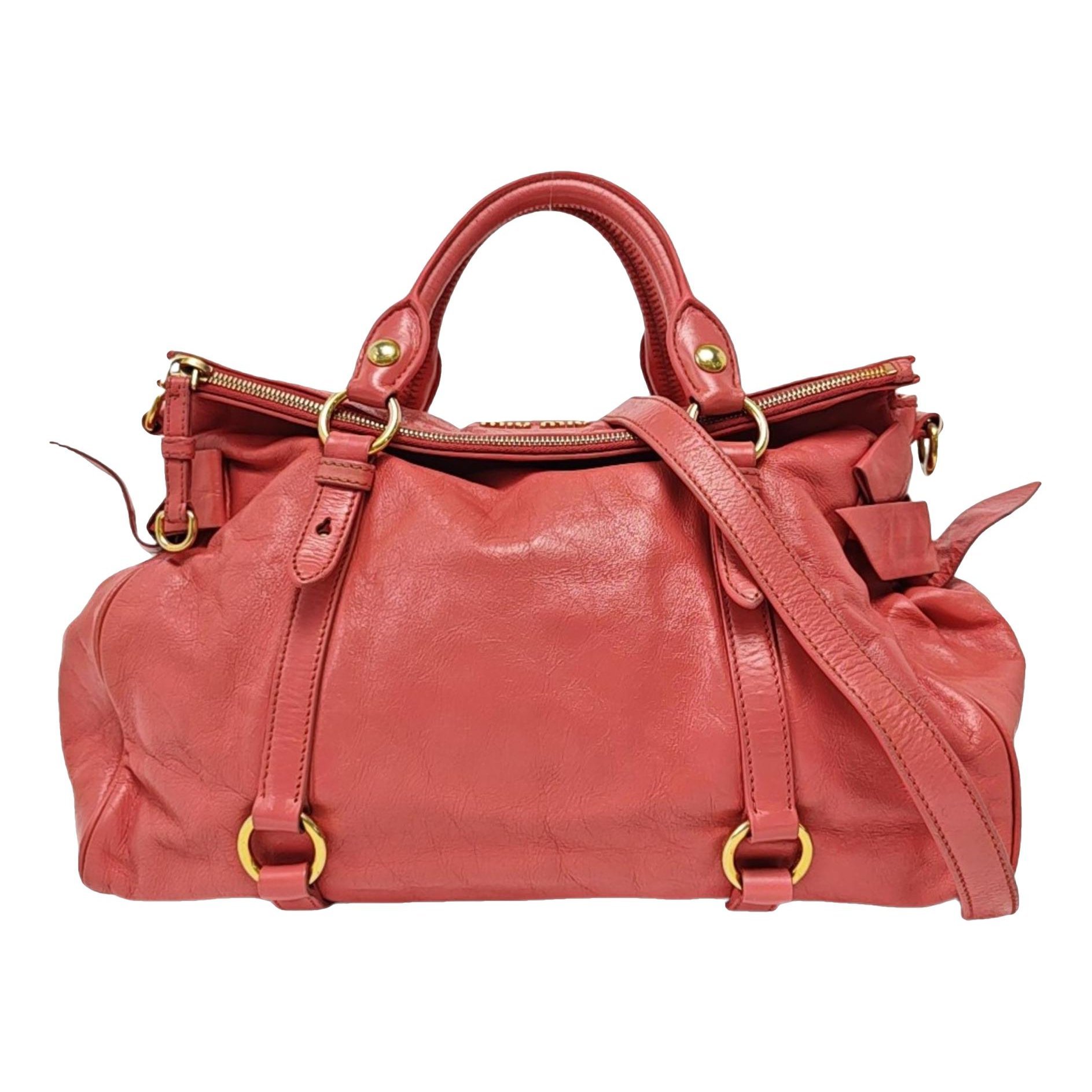 Vitello leather crossbody bag