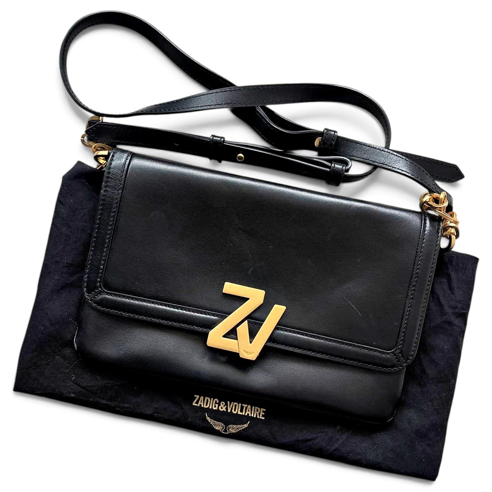 Leather crossbody bag