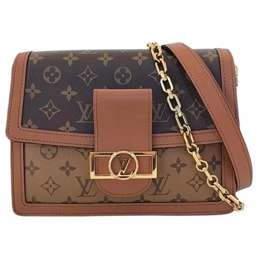 Dauphine leather crossbody bag