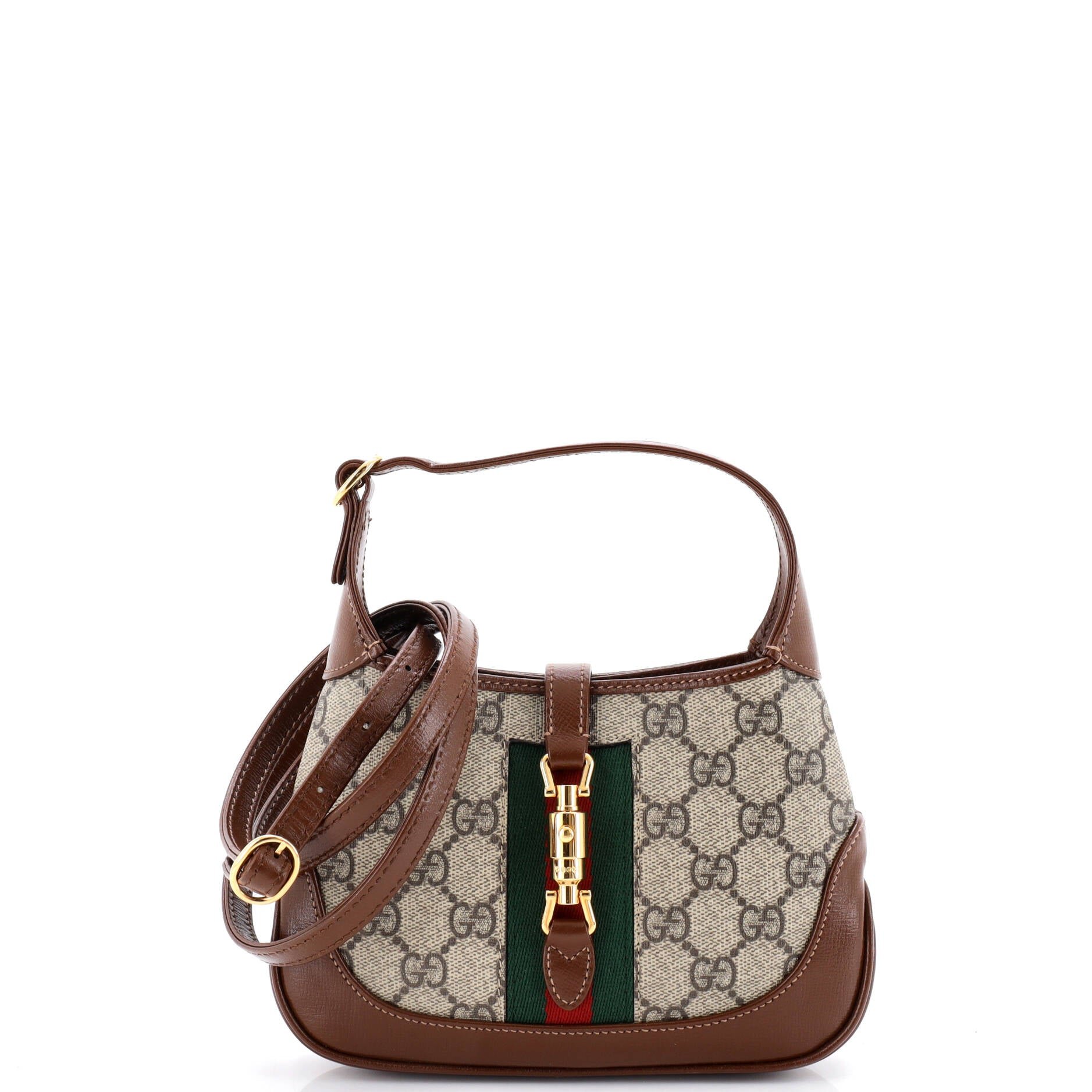 Gucci Jackie 1961 Hobo GG Coated Canvas Mini