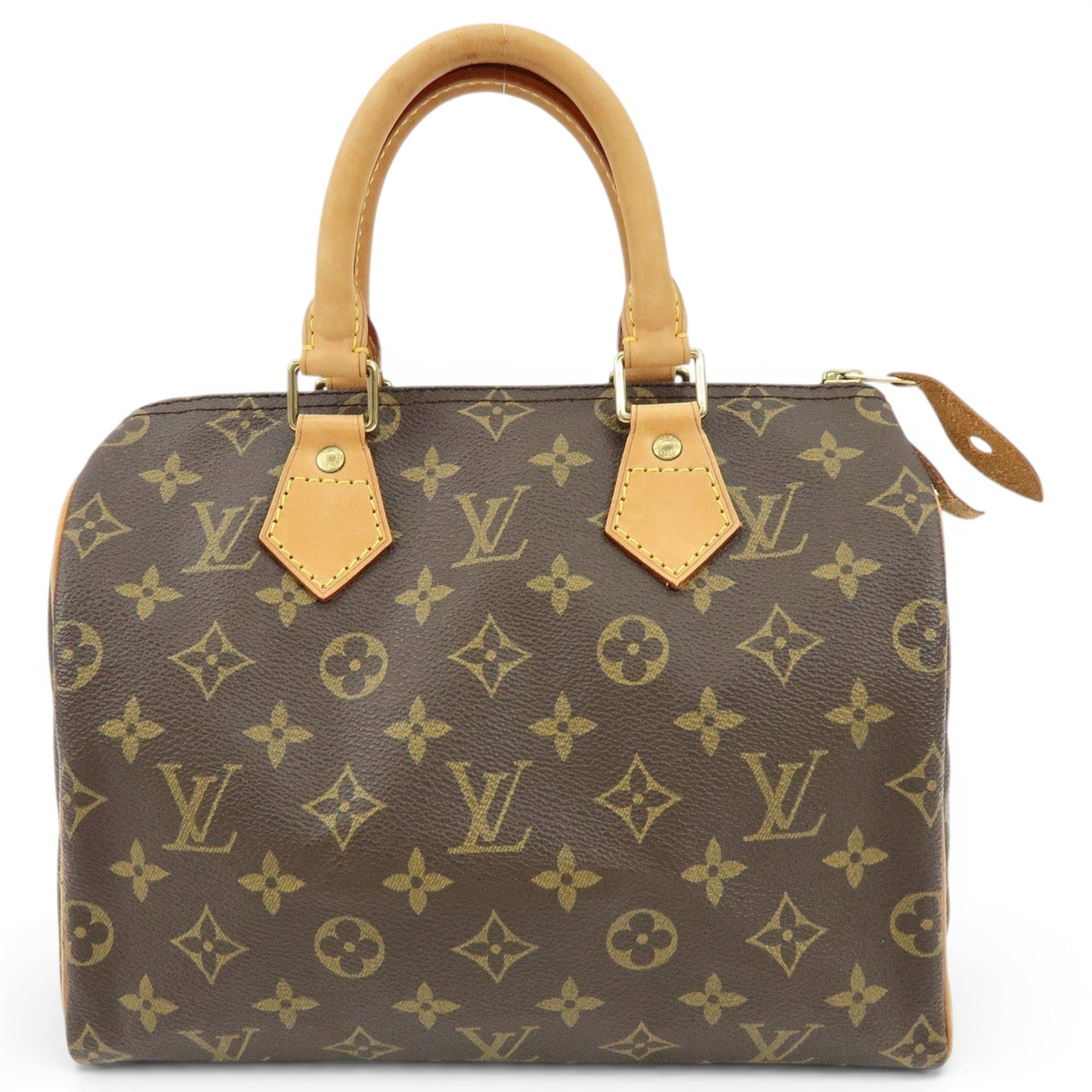 Speedy leather handbag