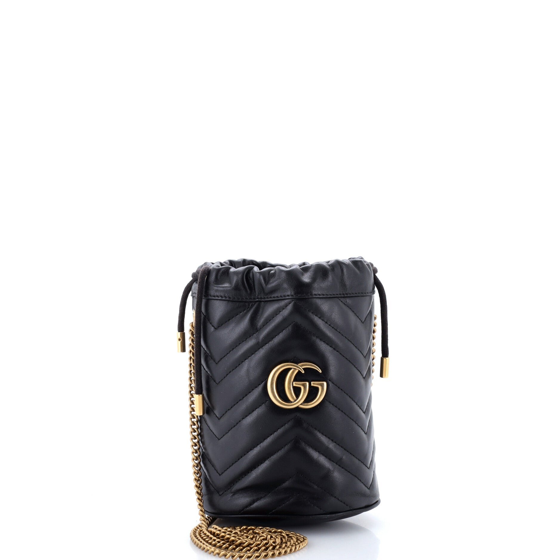 GG Marmont Bucket Bag Matelasse Leather Mini