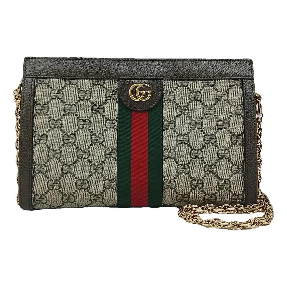 Ophidia Chain cloth crossbody bag