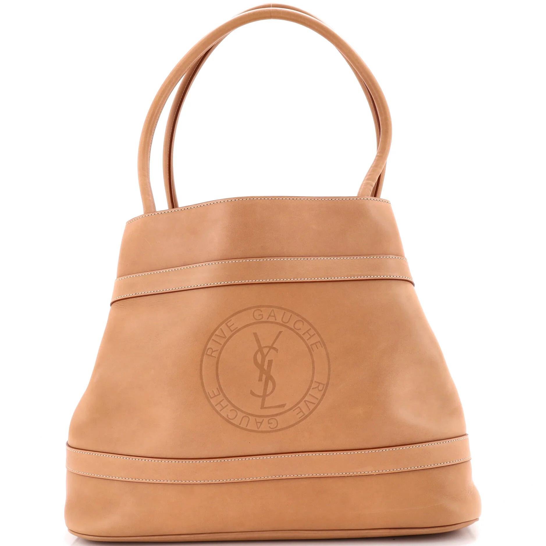 Leather tote