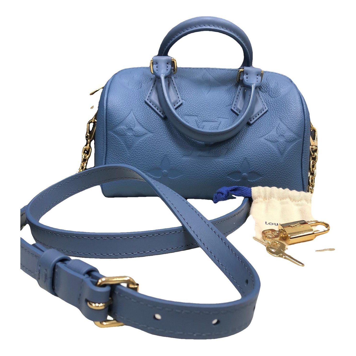 Speedy leather handbag