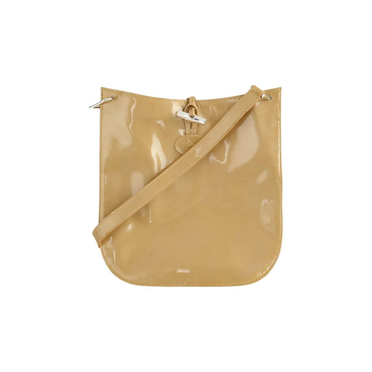 Patent leather handbag