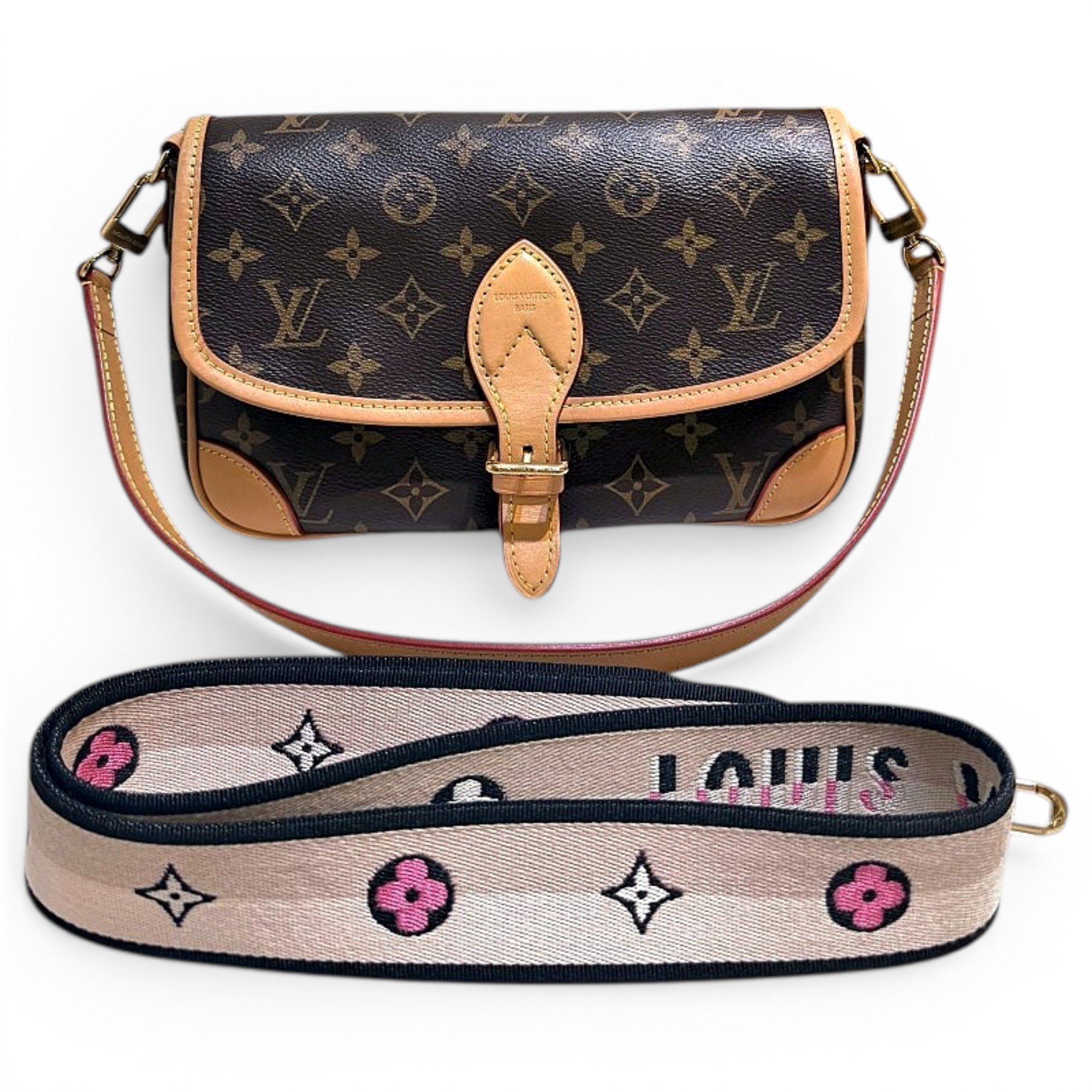 Diane leather crossbody bag