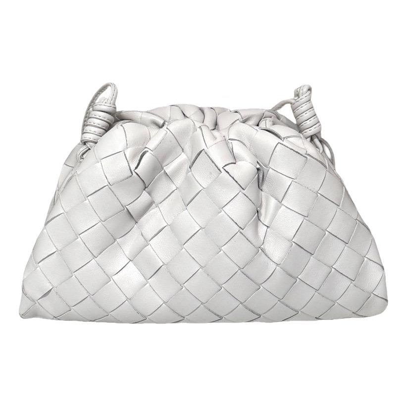 Pouch leather handbag