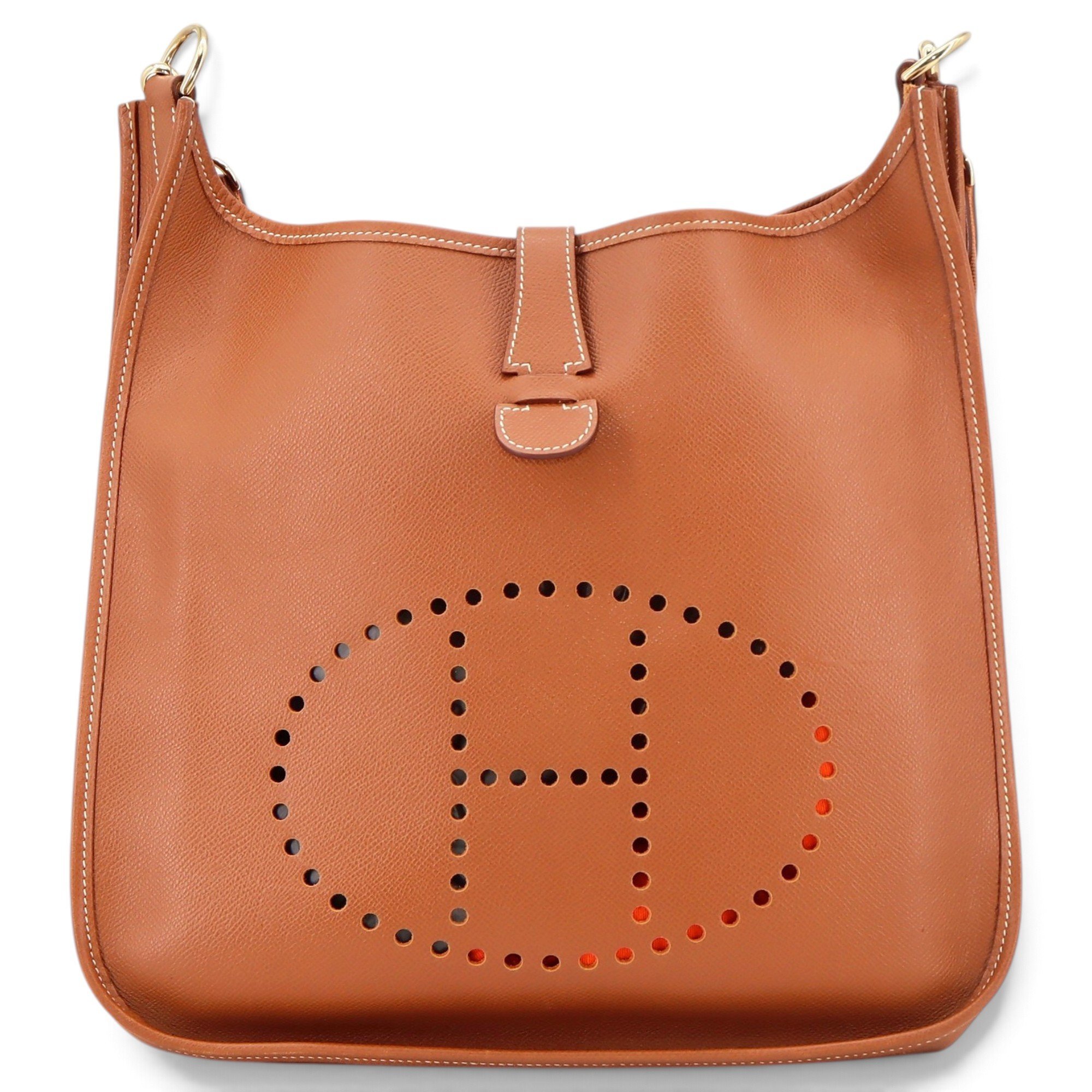Hermes Evelyne pony-style calfskin handbag