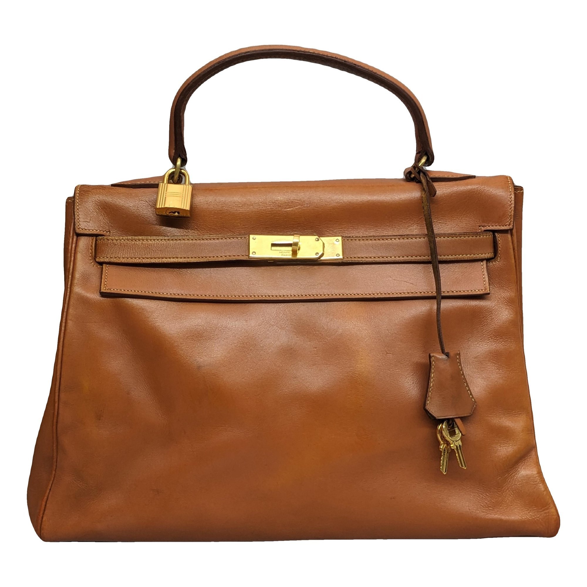 Kelly 32 leather handbag