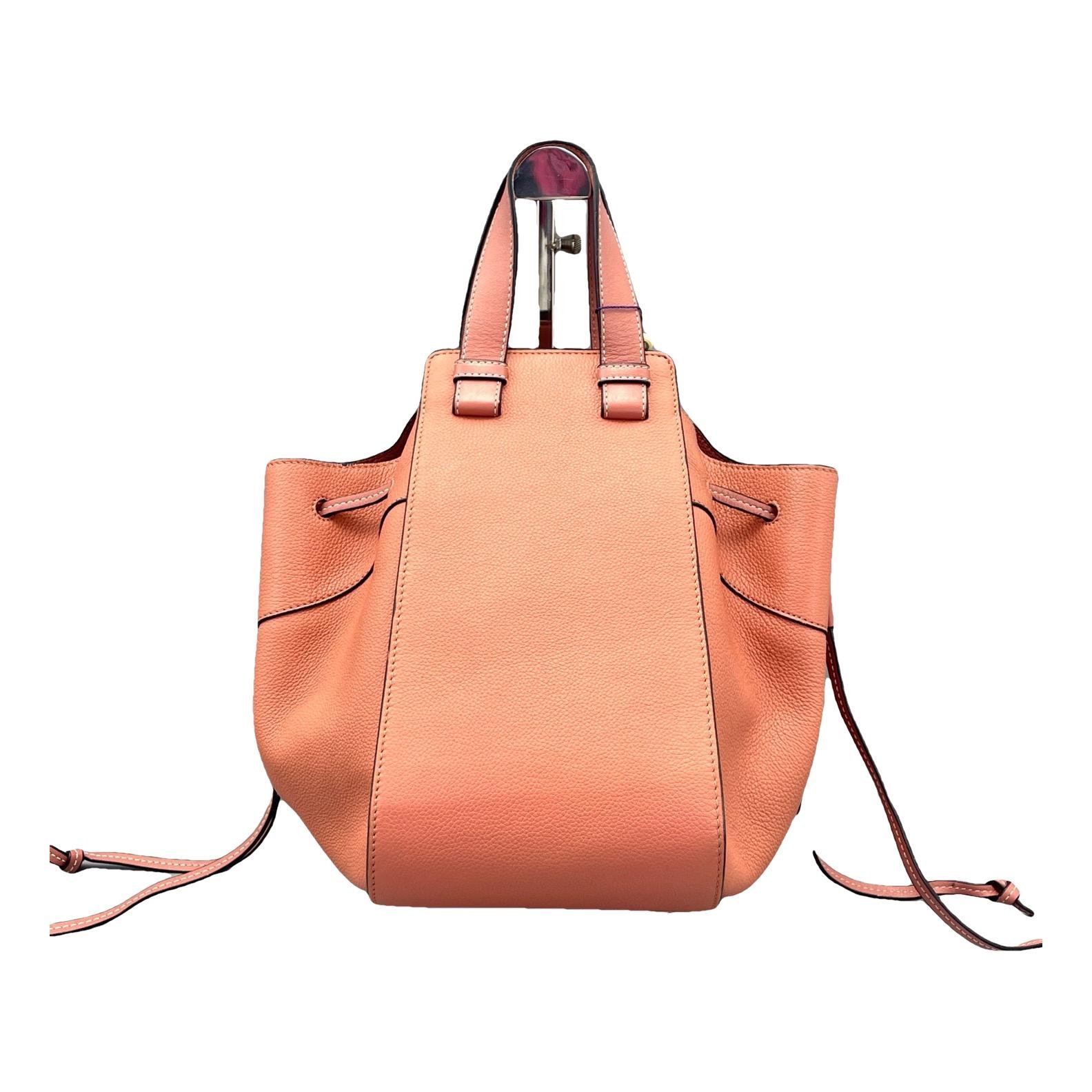 Hammock leather handbag