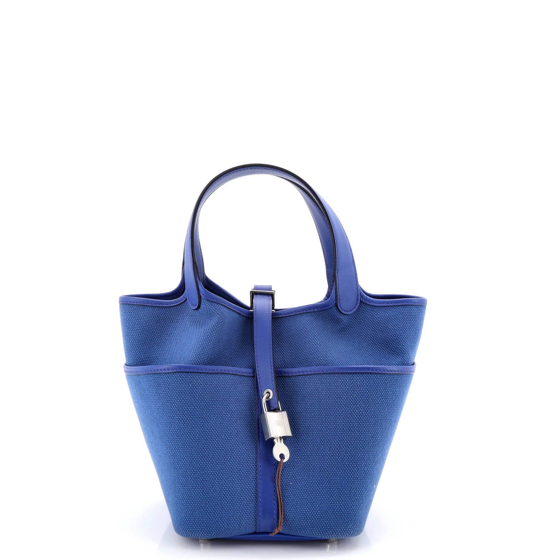 Hermes Cargo Picotin Lock Bag Canvas and Swift PM