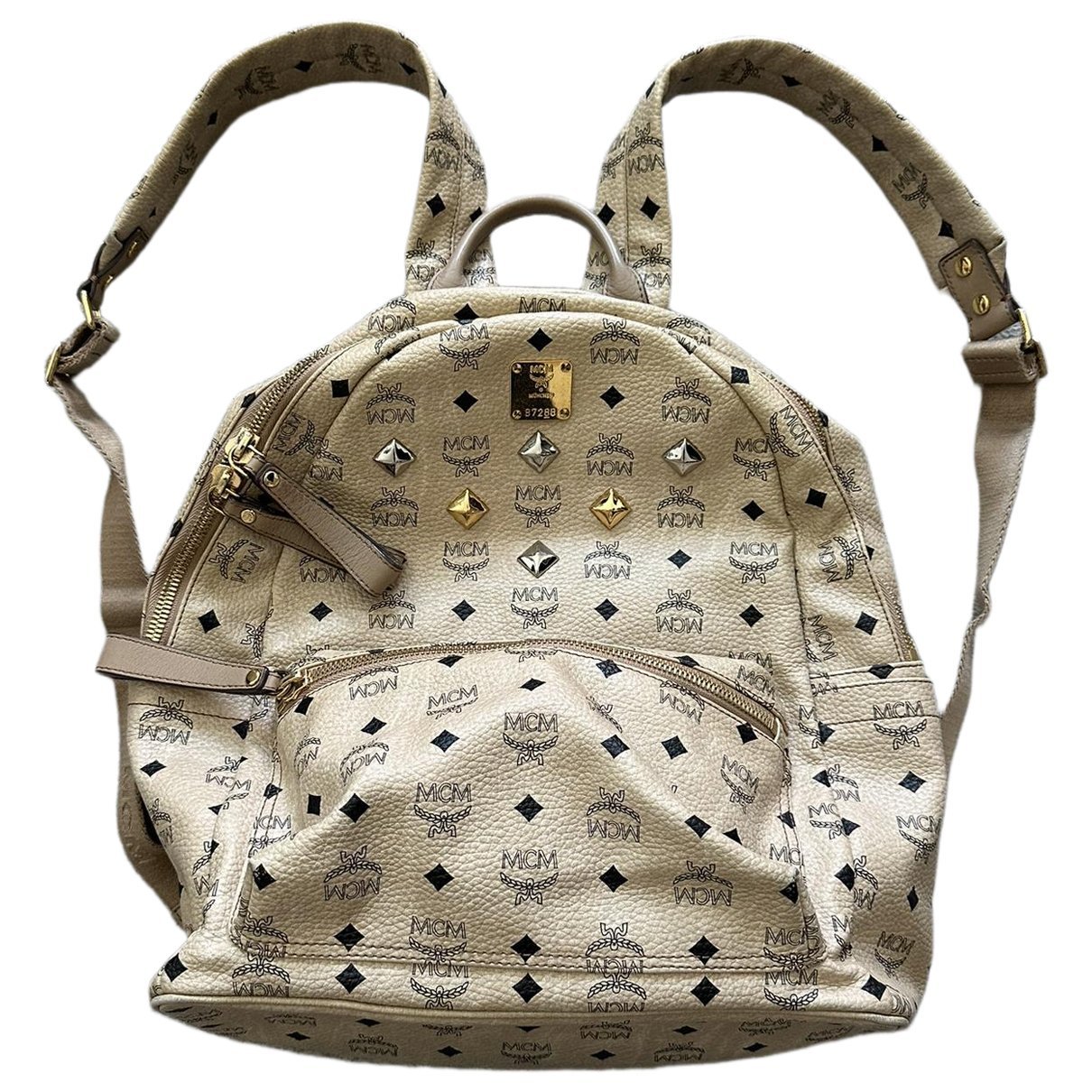 Stark leather backpack