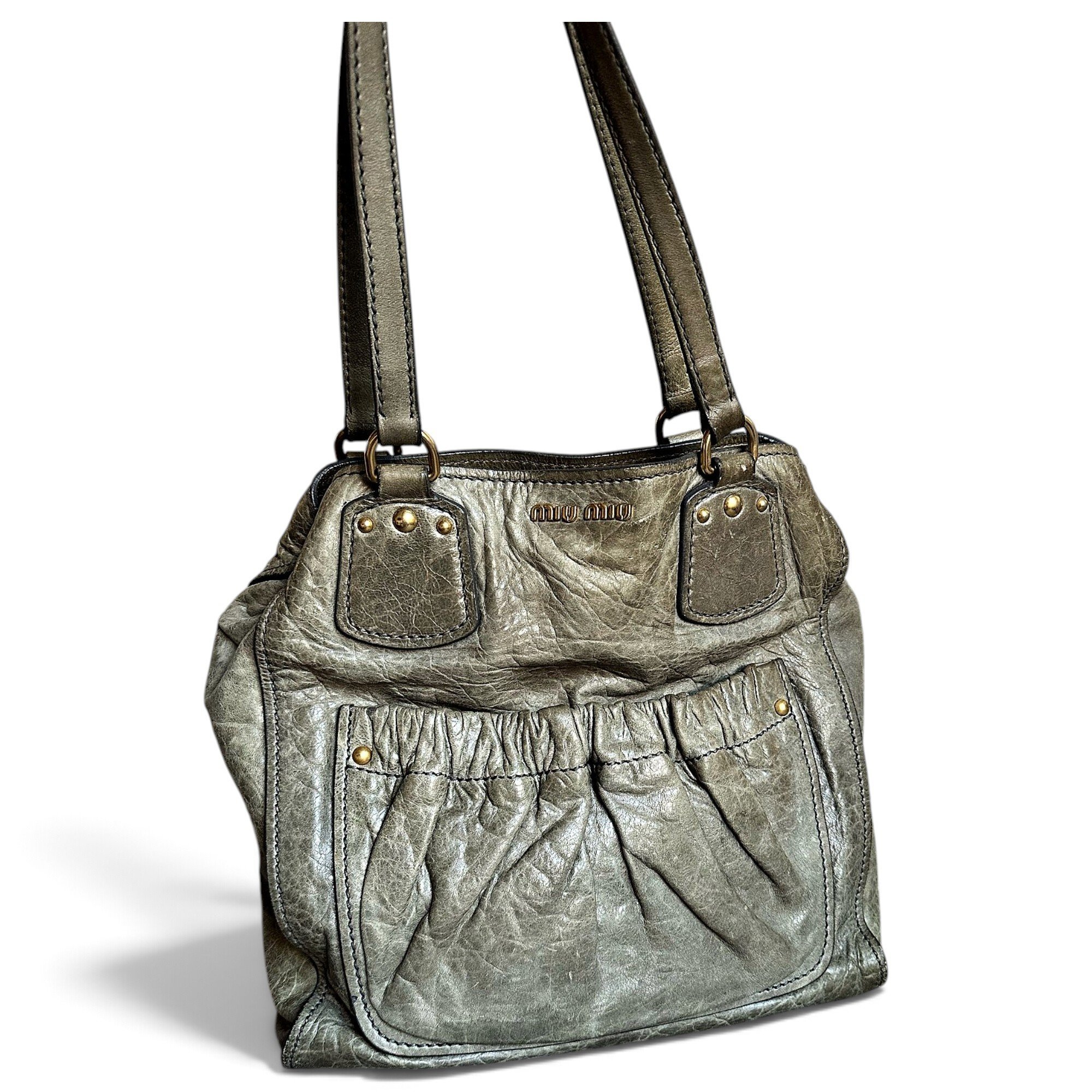 Vitello leather handbag
