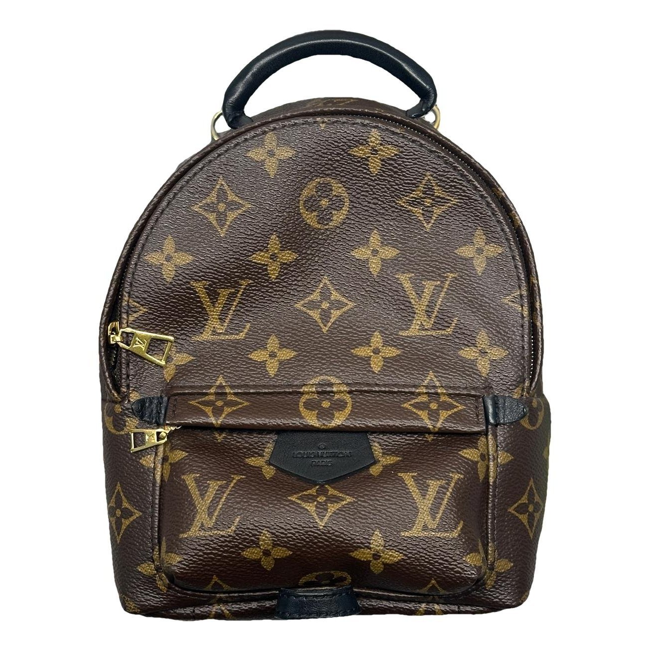 Patent leather backpack