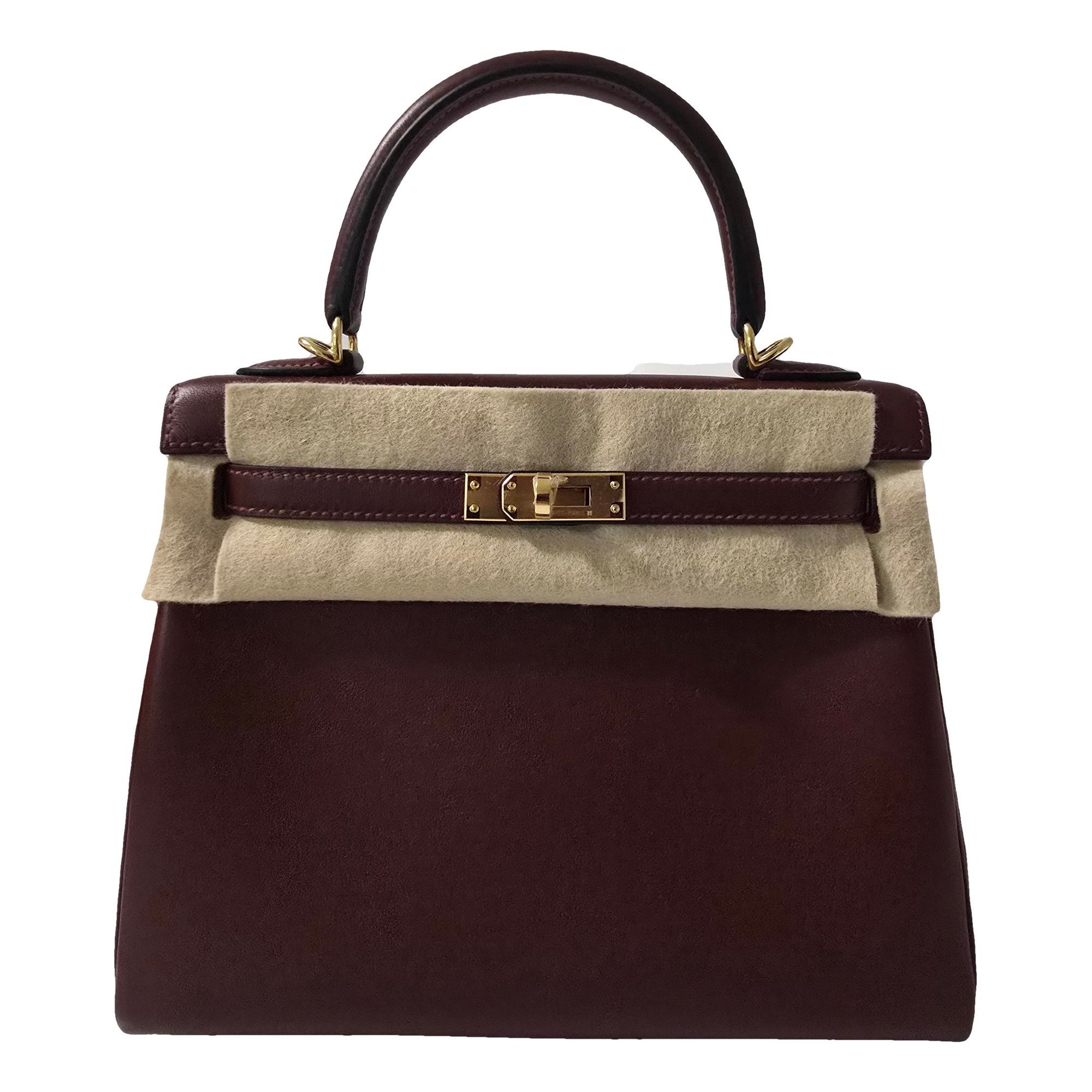Kelly 25 leather handbag