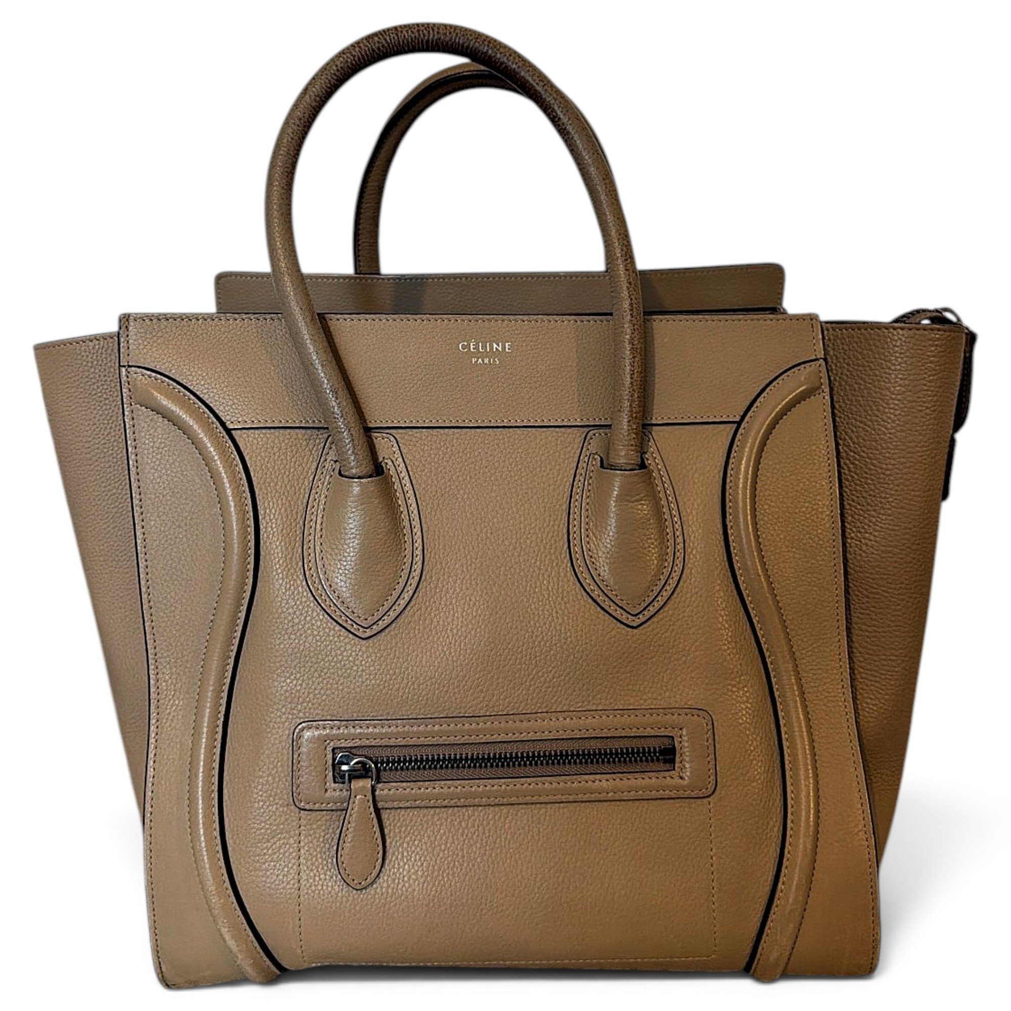 Luggage leather tote