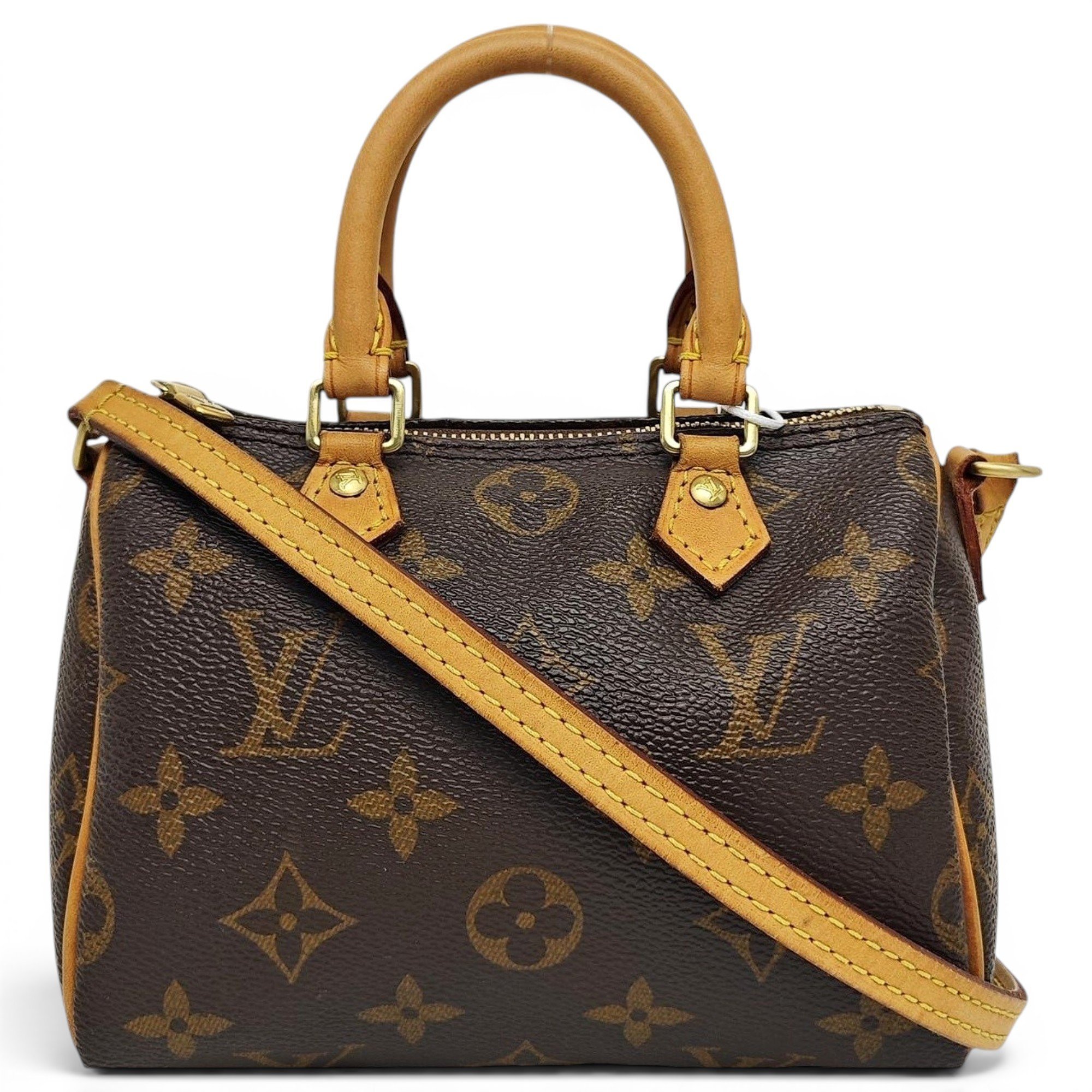 Nano Speedy / Mini HL leather handbag