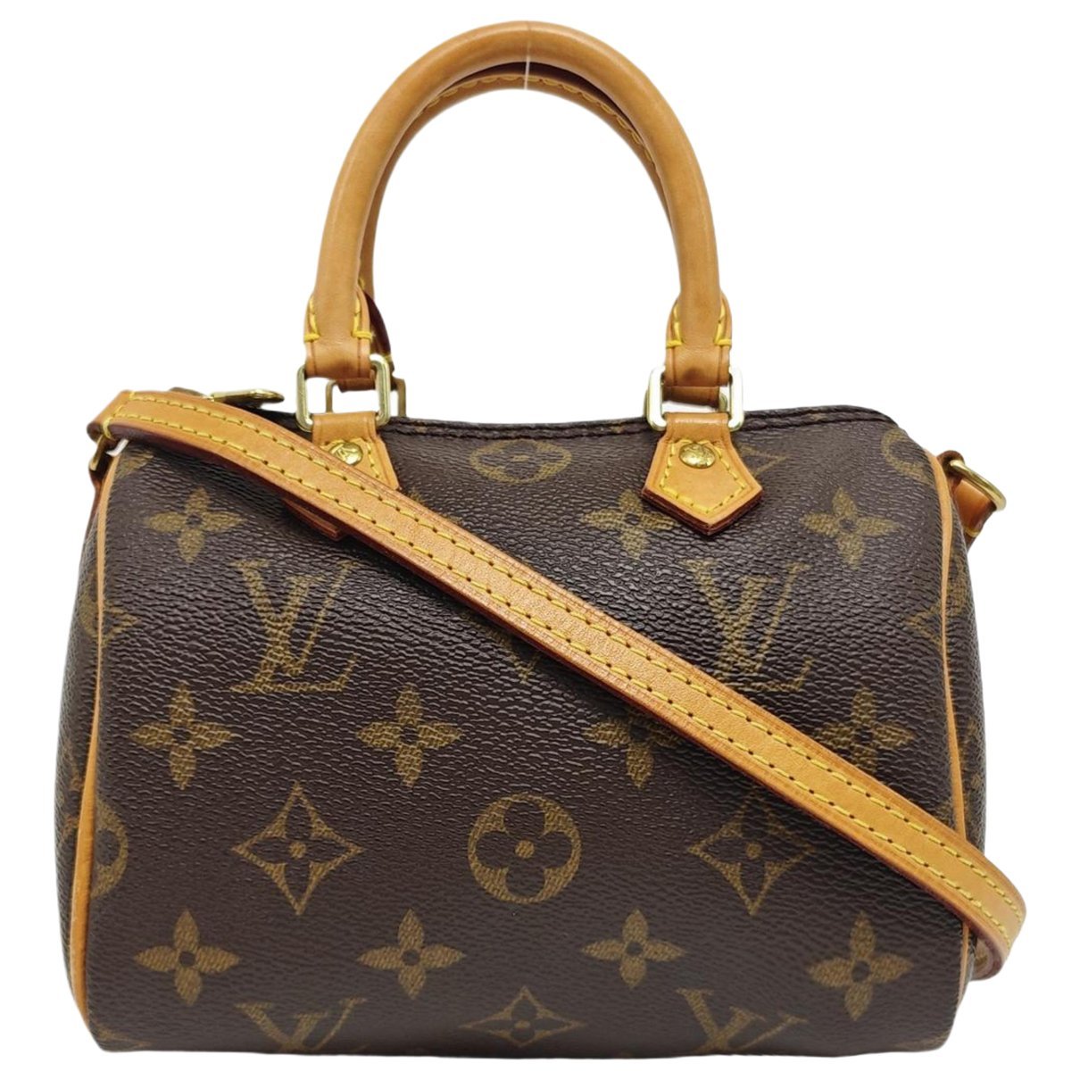 Nano Speedy / Mini HL leather handbag