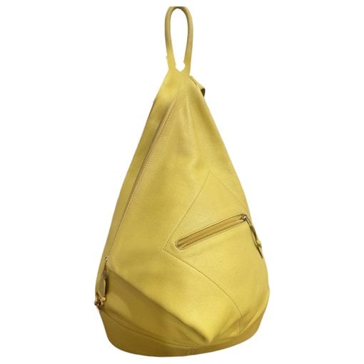 Leather backpack
