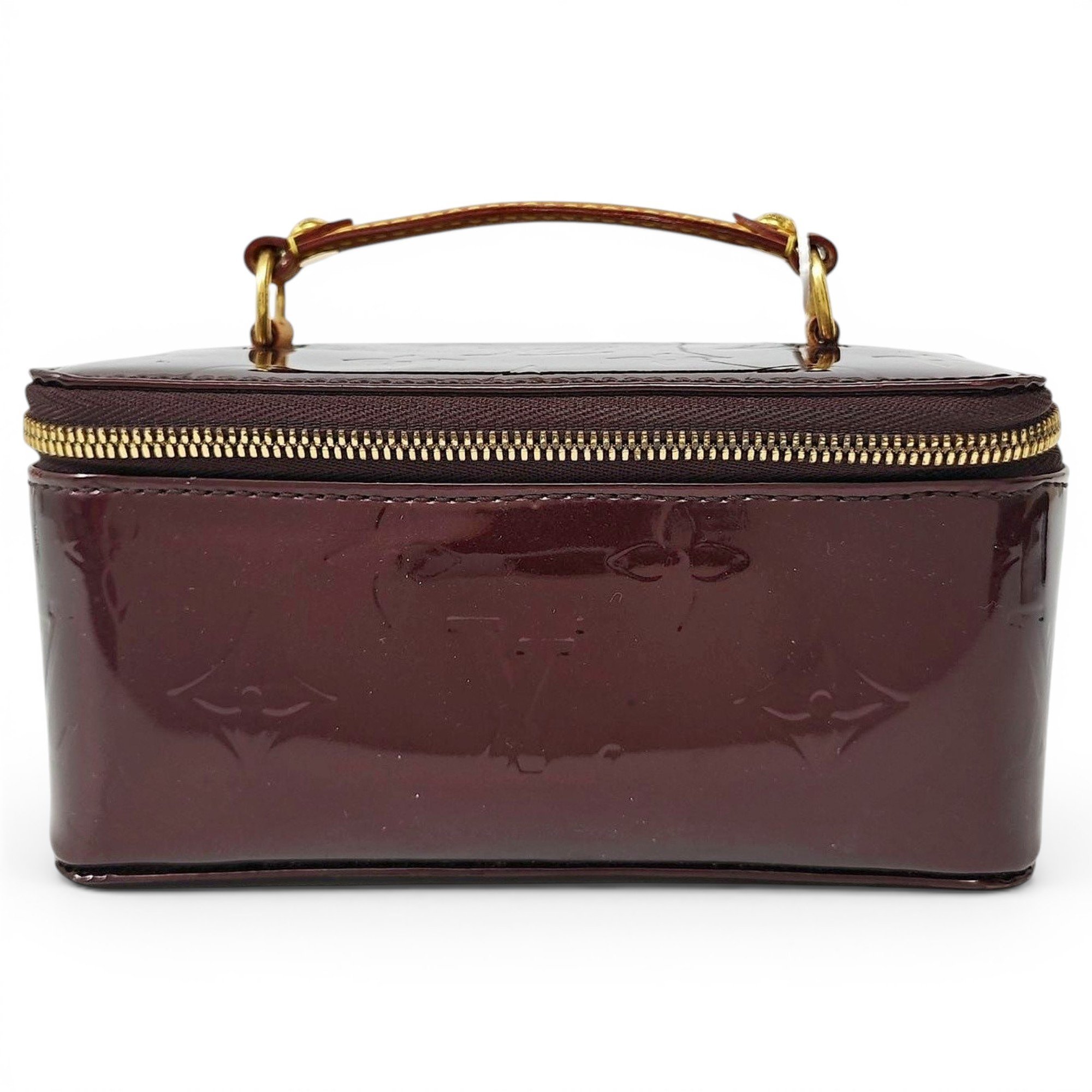 Patent leather handbag