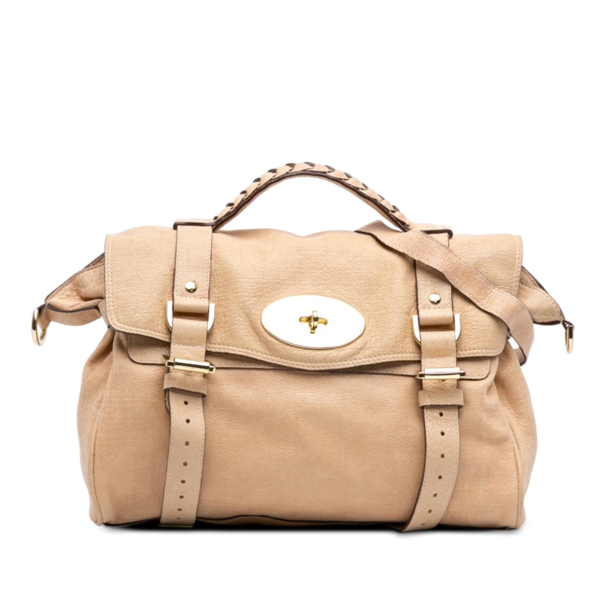 Alexa pony-style calfskin handbag