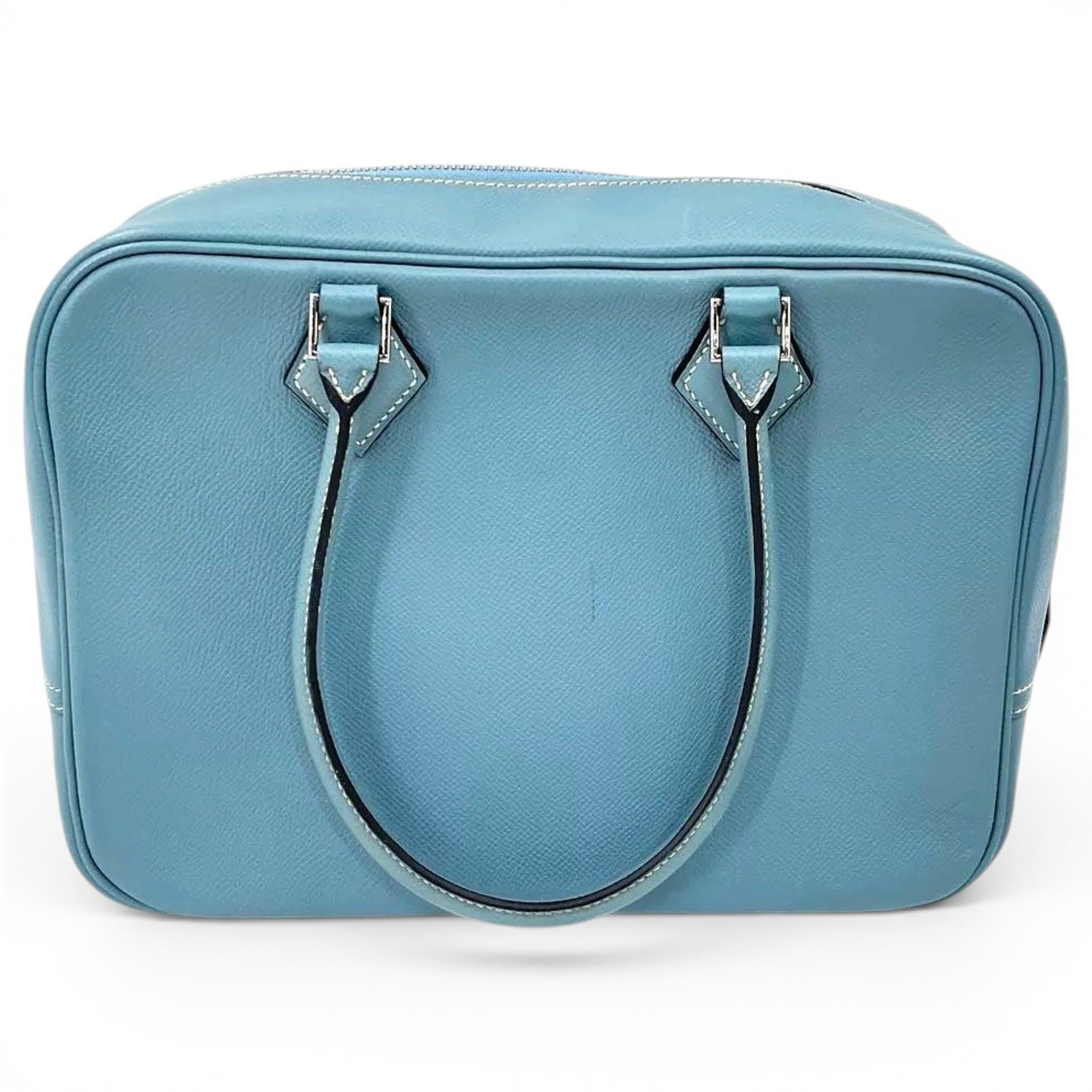 Plume leather handbag