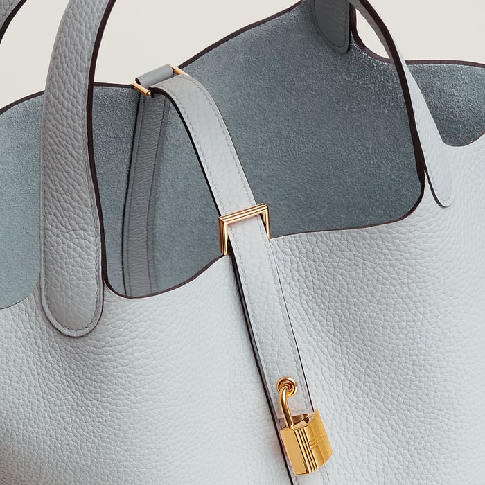 Bleu Pâle Picotin Lock 22 Bag