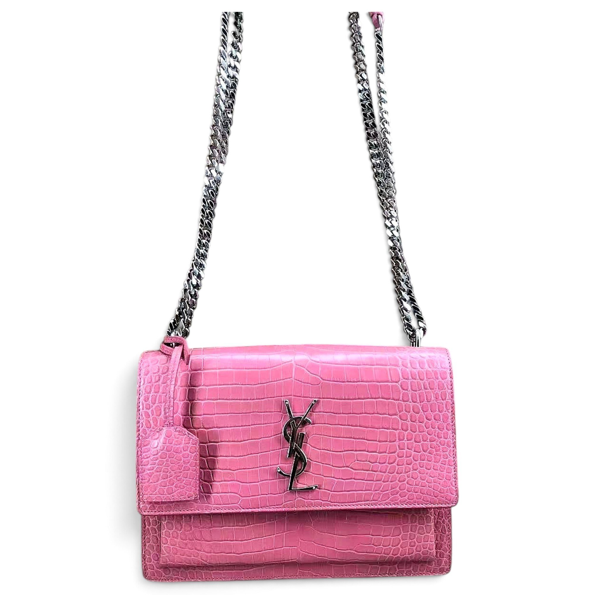 Sunset leather crossbody bag