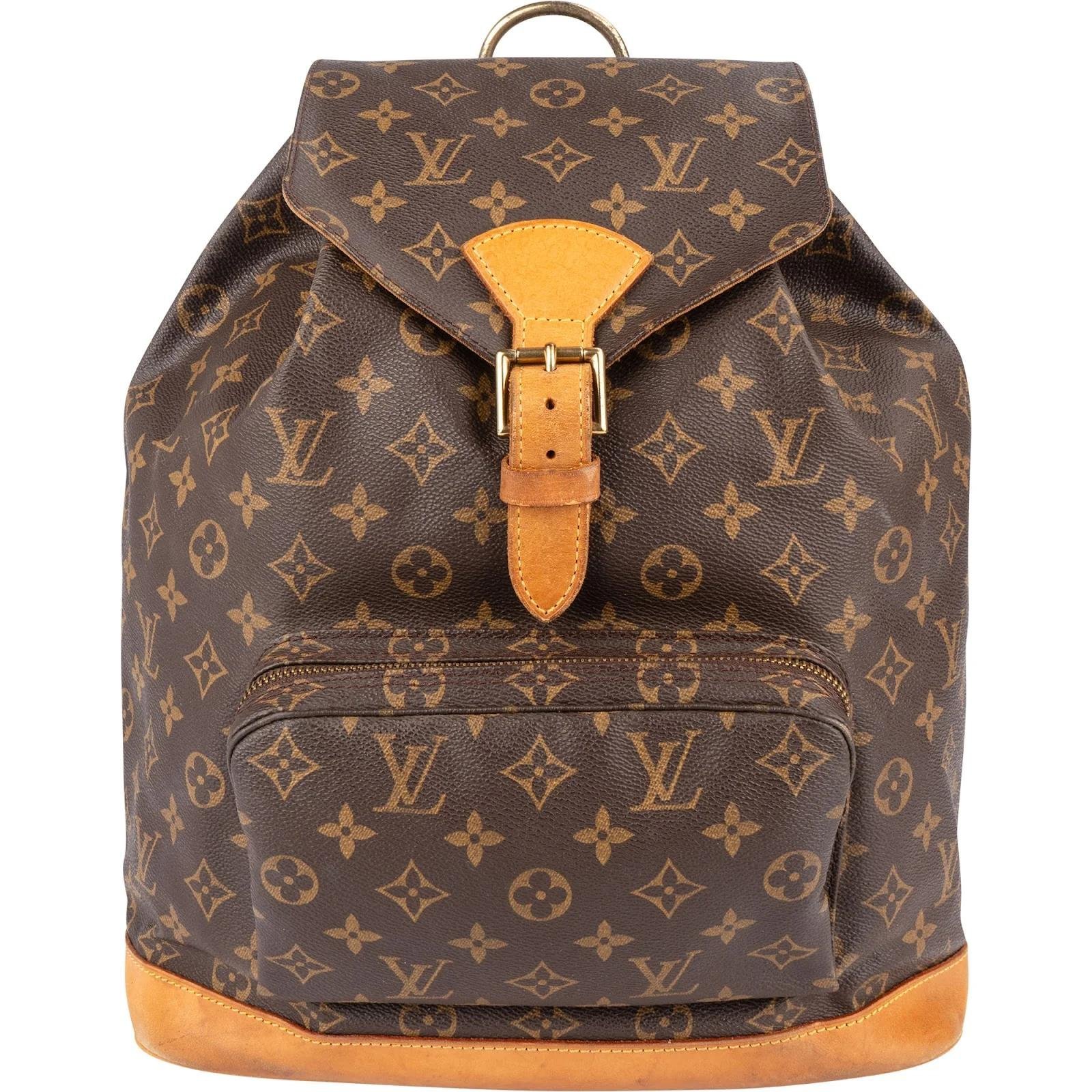 Montsouris leather backpack