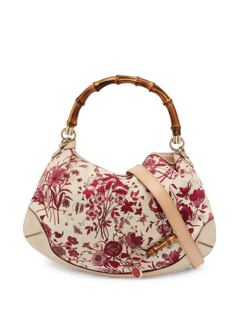 Peggy Bamboo handle shoulder bag