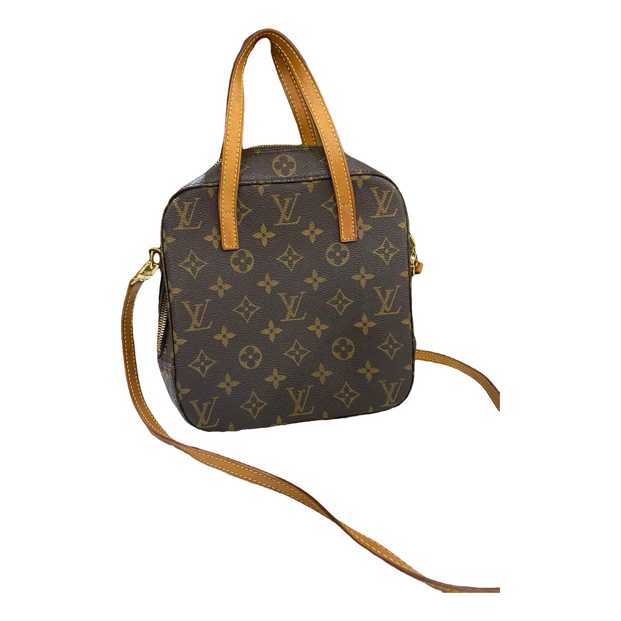 Spontini leather crossbody bag