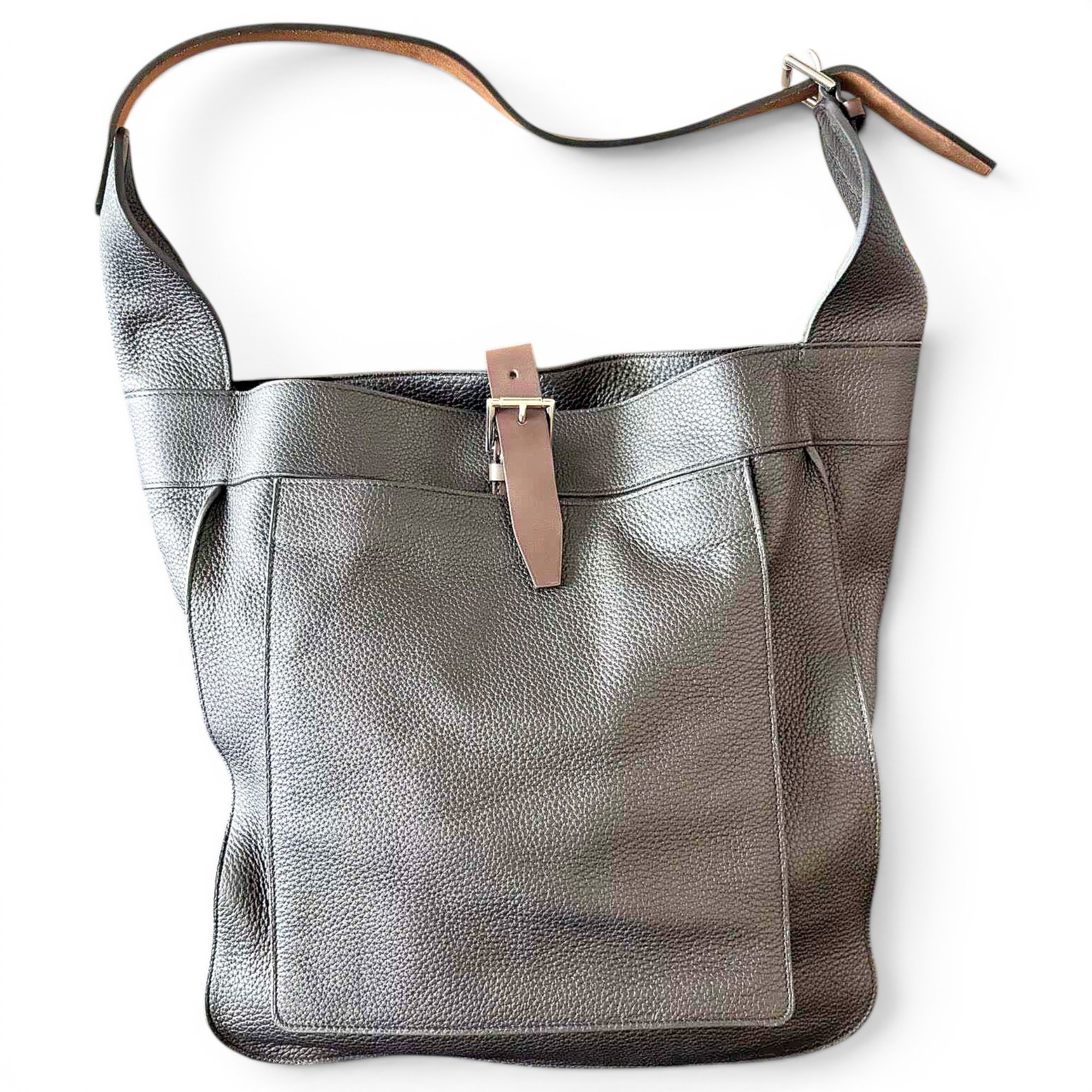 Hermes Marwari Handbag Black 5438