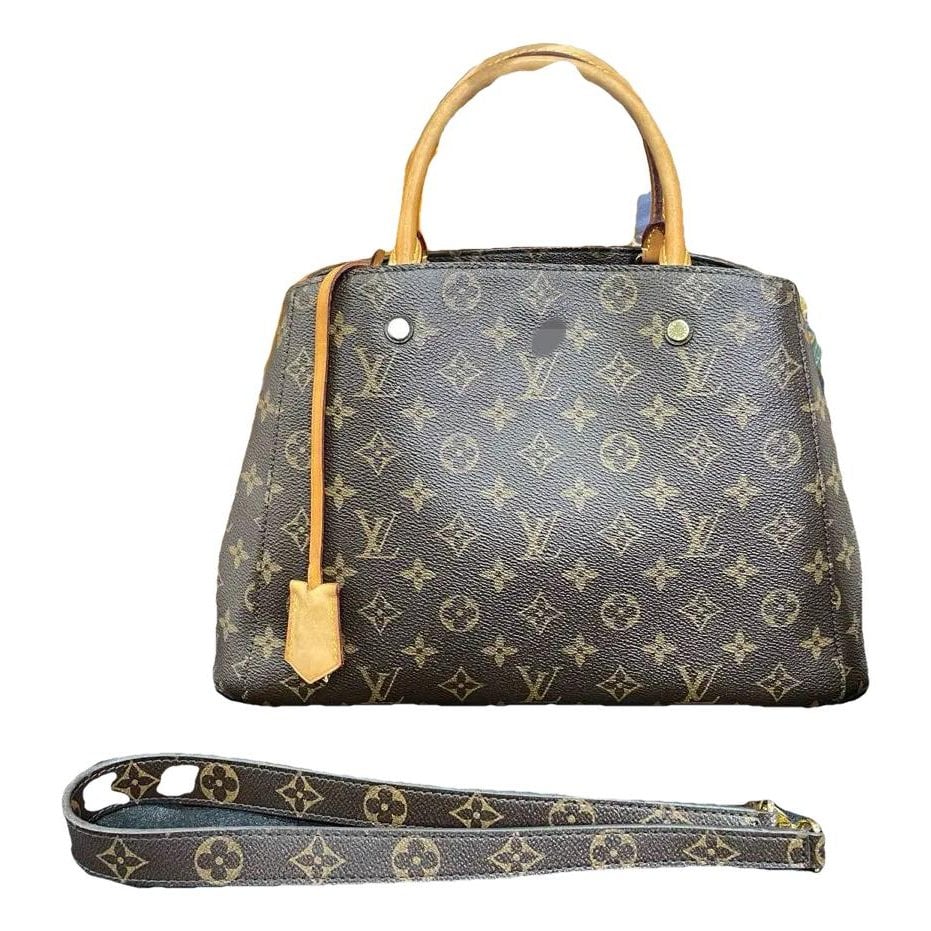 Montaigne vinyl handbag