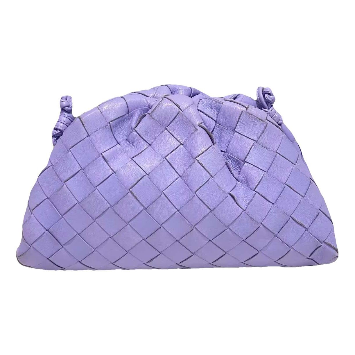 Pouch leather handbag
