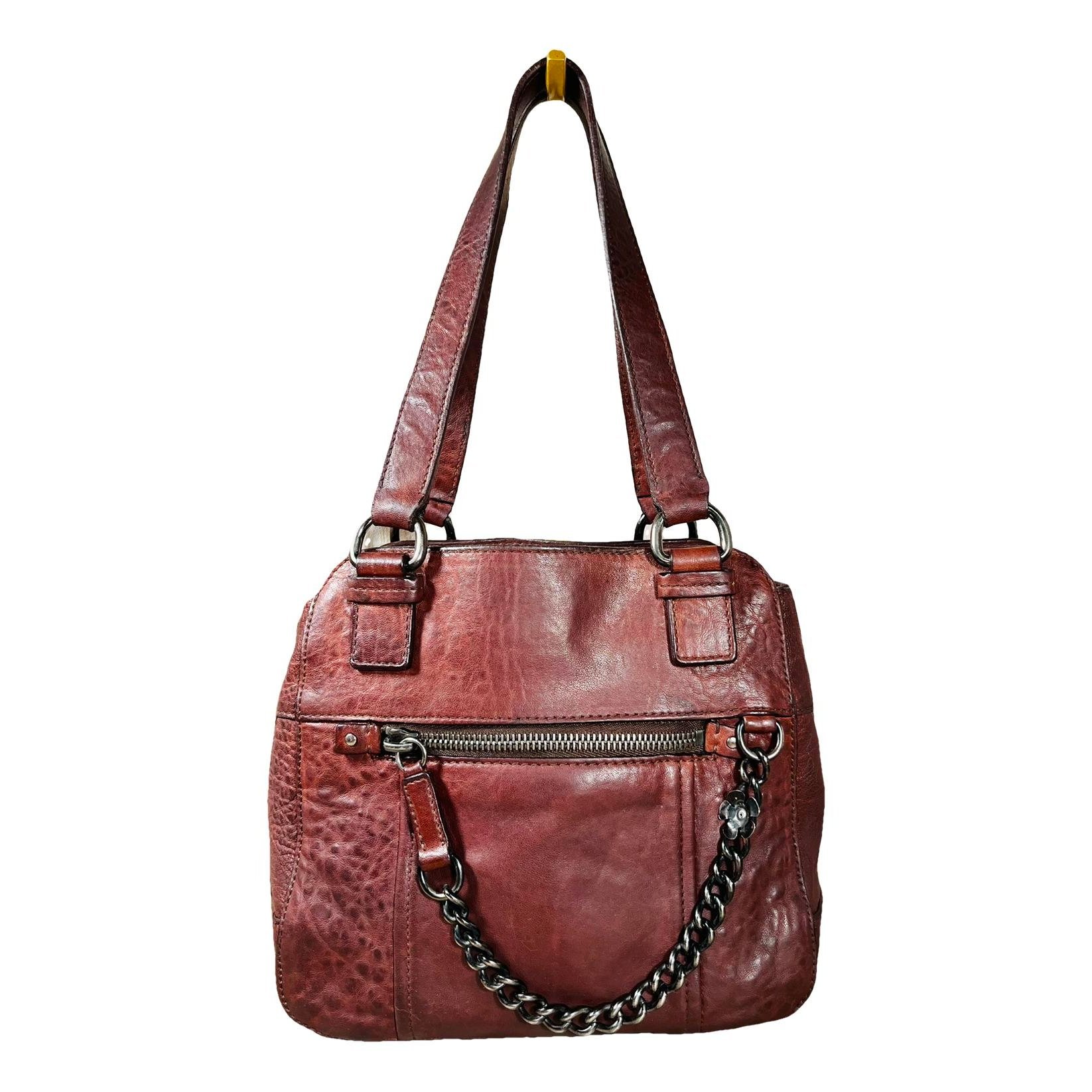 Leather handbag