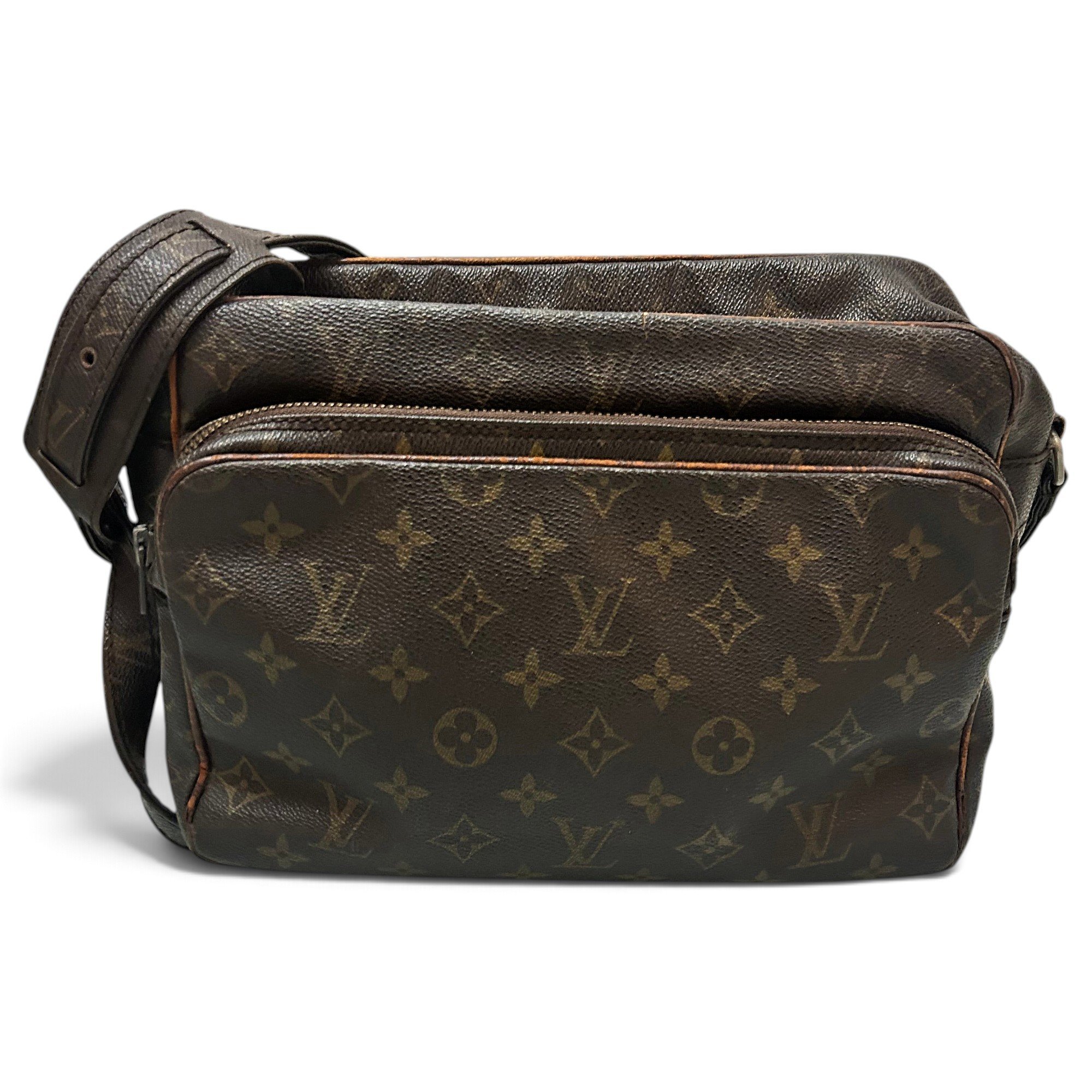 Nile leather crossbody bag