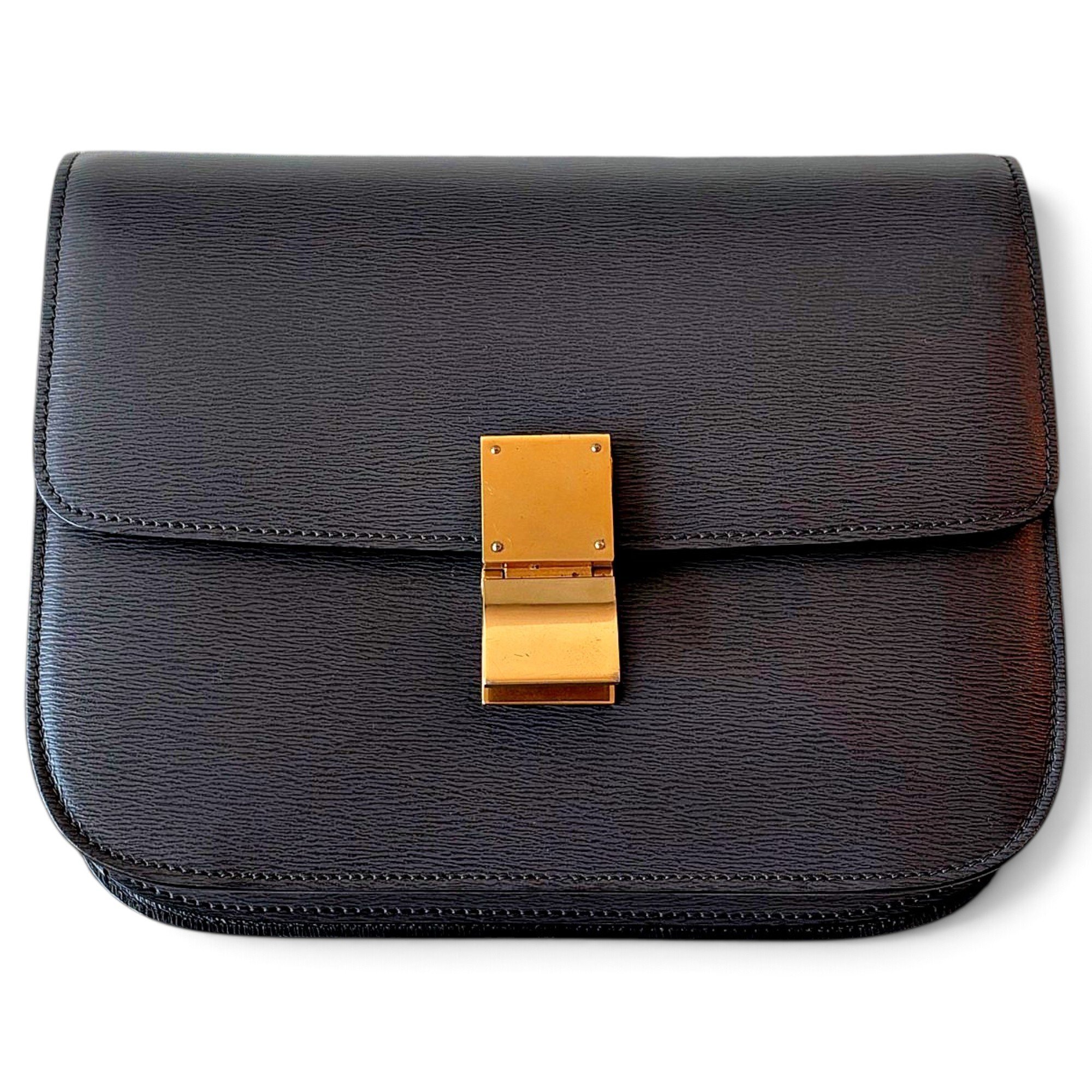 Classic leather crossbody bag
