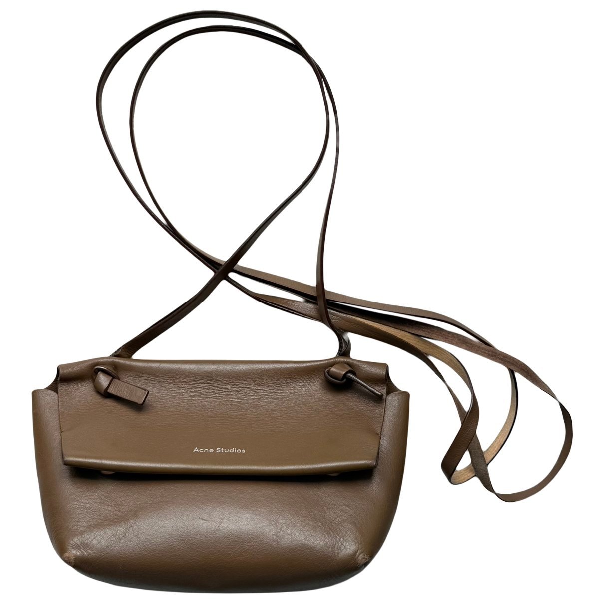 Musubi leather crossbody bag