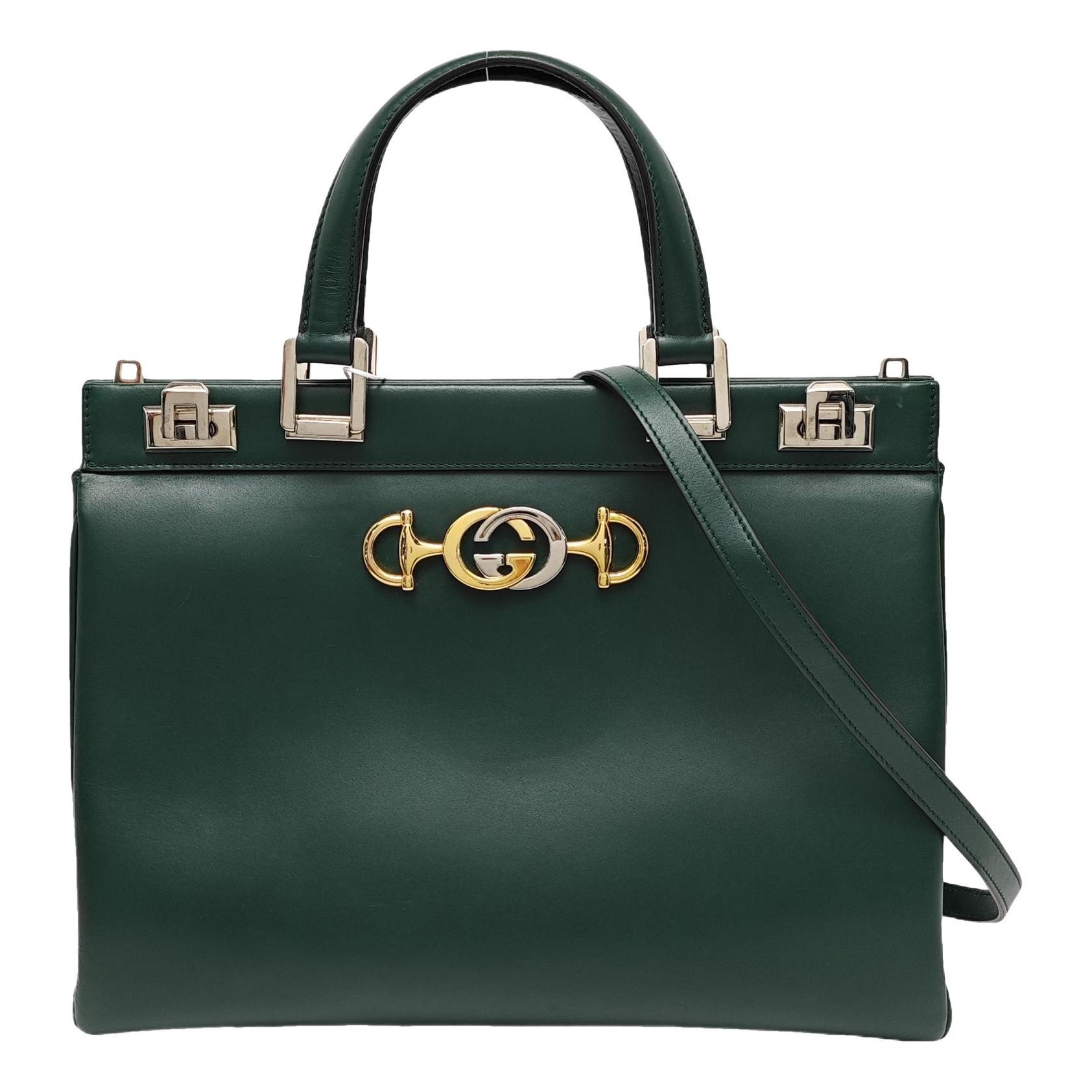 Zumi leather handbag