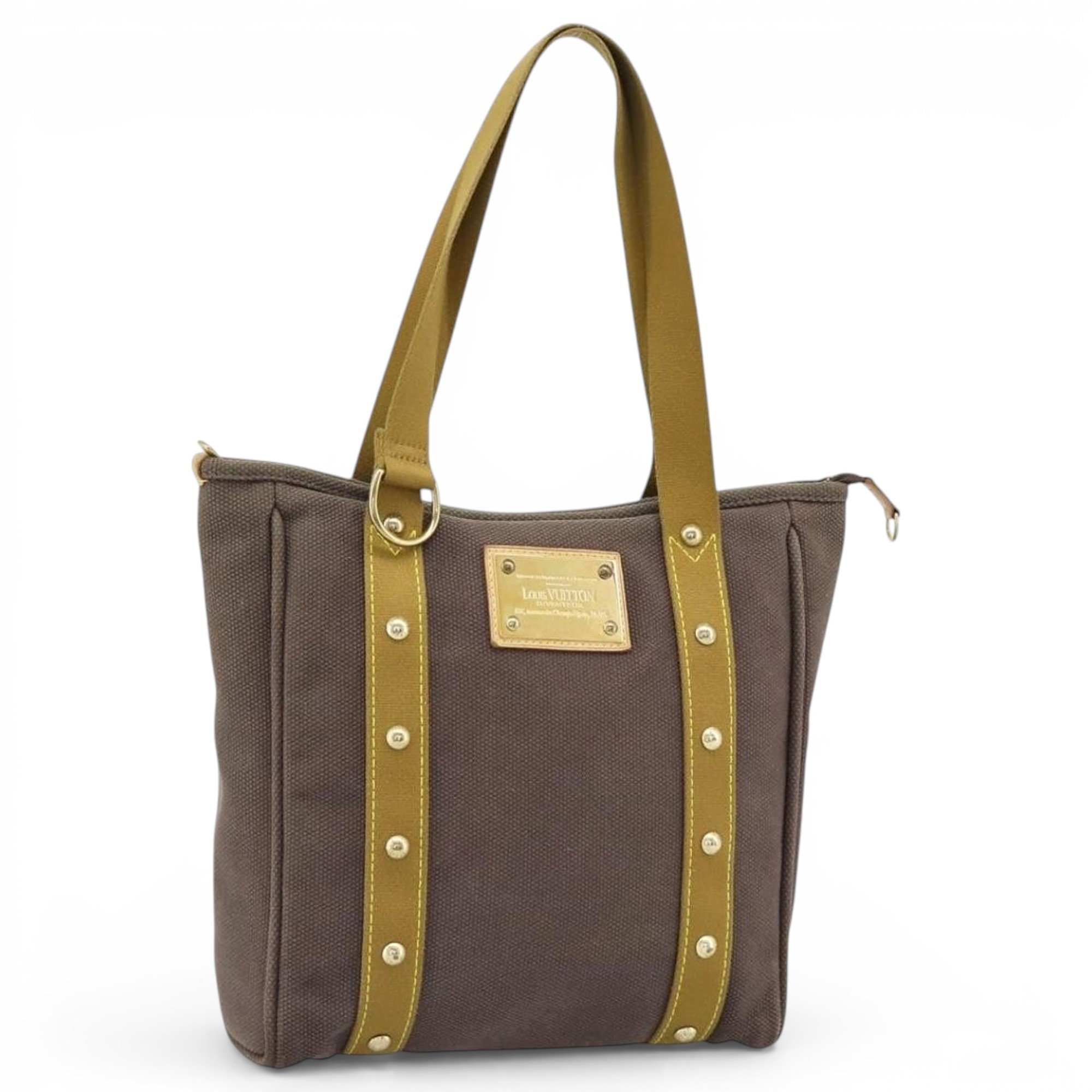 Antigua leather tote