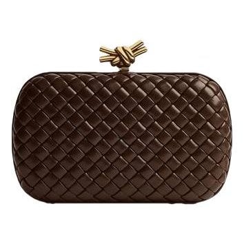 Pochette Knot leather mini bag