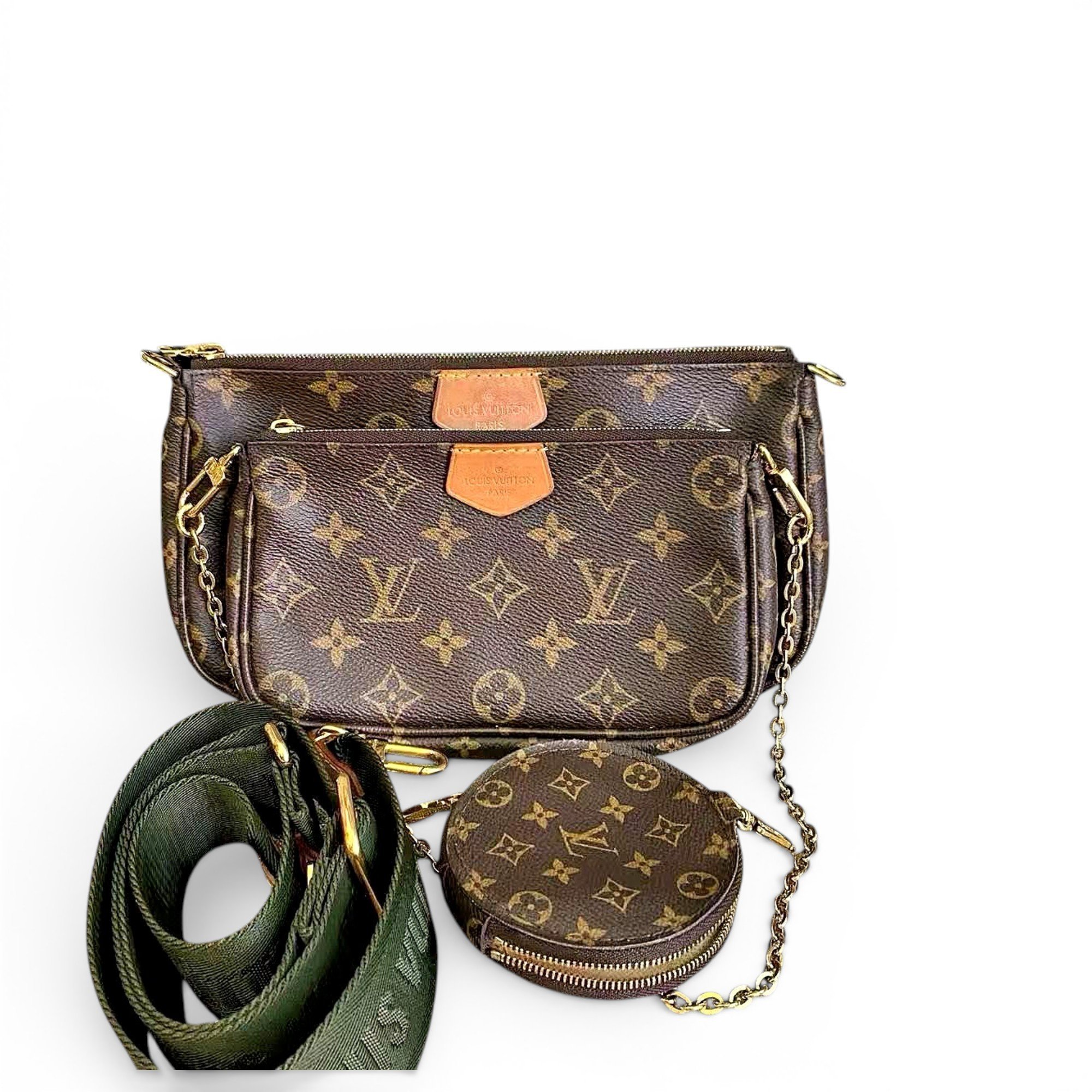 Multi Pochette Accessoires leather handbag