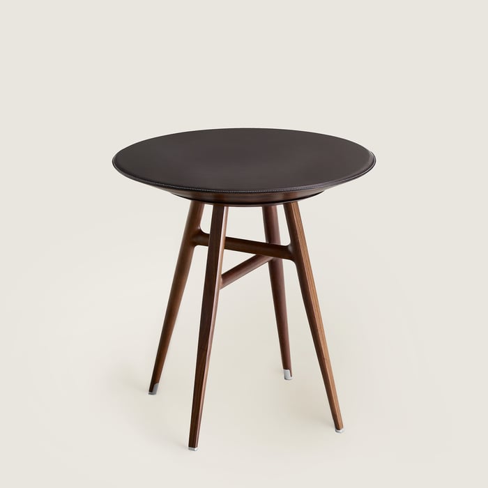 Noir Ébène Les Necessaires d'Hermès "Hide-and-seek" Stool-table, Large Model
