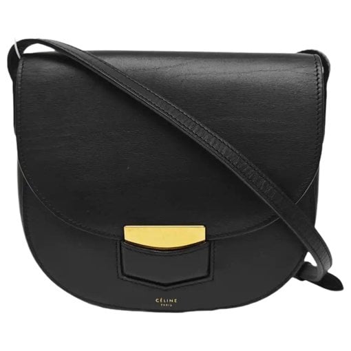 Trotteur leather crossbody bag