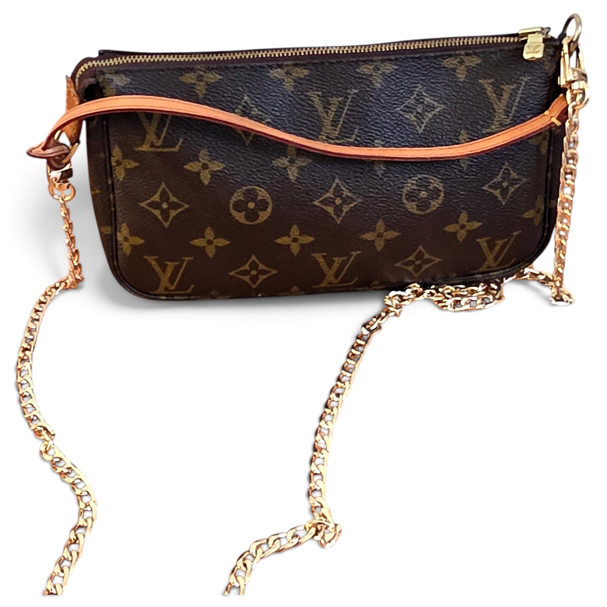 Pochette Accessoire leather handbag