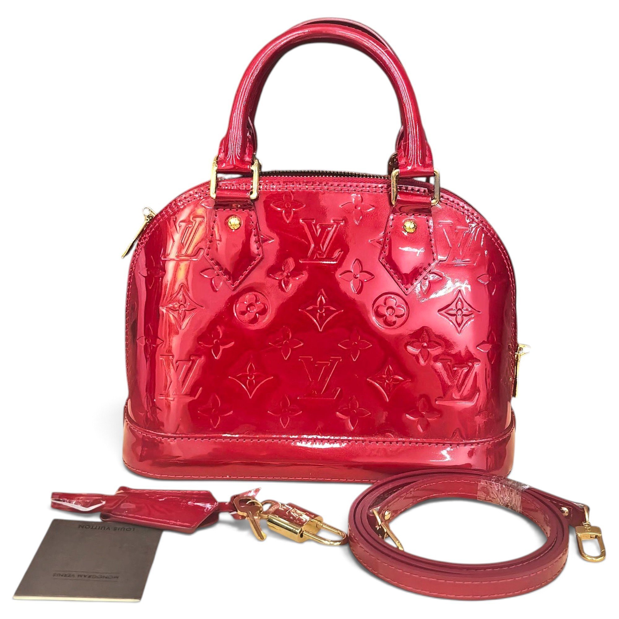 Alma BB patent leather handbag