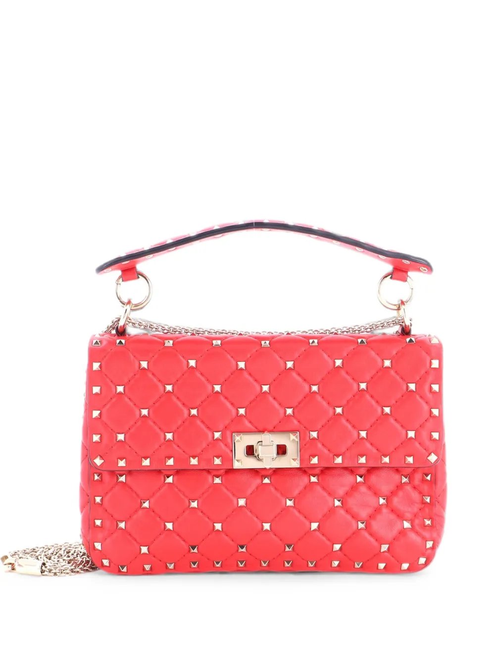 Rockstud Spike Flap Bag Quilted Leather Medium crossbody bag