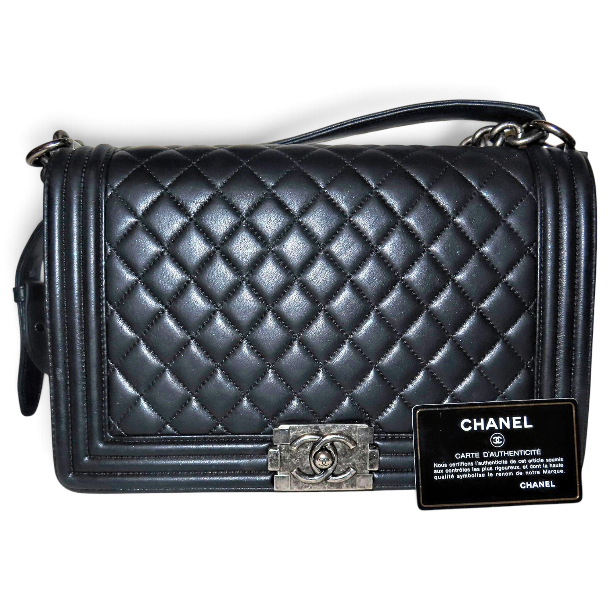 Boy leather crossbody bag