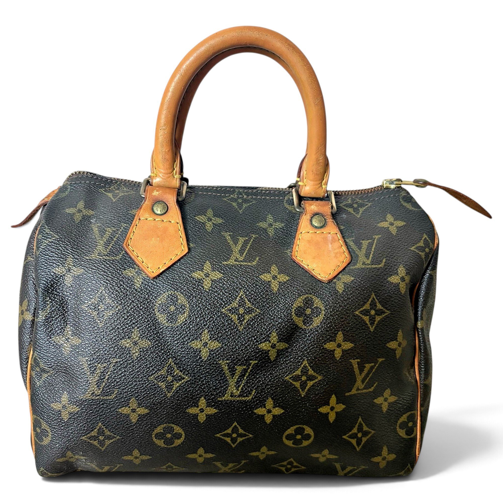 Speedy leather handbag